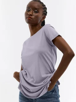 GATE T-shirt z bawełnianej dzianiny| Koszulki I Topy·Koszulki