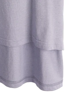 GATE T-shirt z bawełnianej dzianiny| Koszulki I Topy·Koszulki