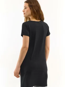 GATE T-shirt z bawełnianej dzianiny| Koszulki I Topy·Koszulki