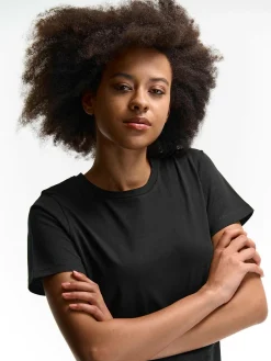 GATE T-shirt z bawełnianej dzianiny| Koszulki I Topy·Koszulki