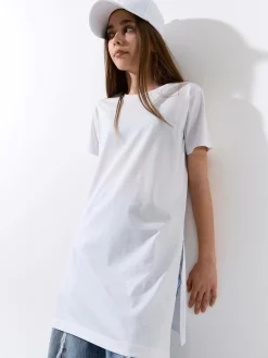 GATE T-shirt z bawełnianej dzianiny|Dzieci Dziewczynki·Koszulki I Topy