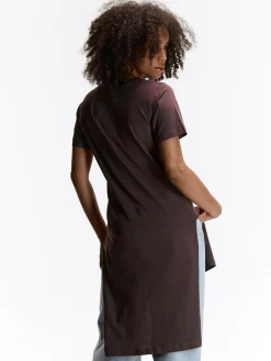 GATE T-shirt z bawełnianej dzianiny| Koszulki I Topy·Koszulki