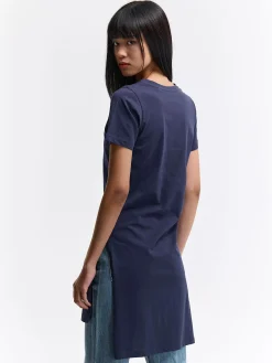 GATE T-shirt z bawełnianej dzianiny| Koszulki I Topy·Koszulki