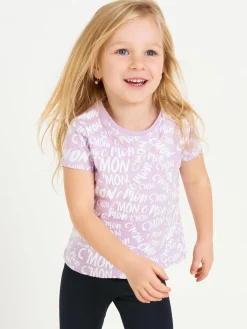 GATE T-shirt z bawełnianym nadrukiem|Dzieci Dziewczynki·Koszulki I Topy