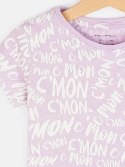 GATE T-shirt z bawełnianym nadrukiem|Dzieci Dziewczynki·Koszulki I Topy