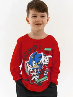 GATE T-shirt z bawełny Sonic|Dzieci Chłopcy·Koszulki