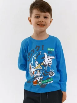 GATE T-shirt z bawełny Sonic|Dzieci Chłopcy·Ostatnie Sztuki - Chłopcy|Chłopcy·Koszulki