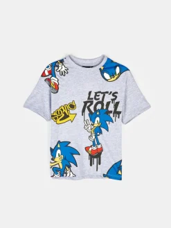 GATE T-shirt z bawełny Sonic|Dzieci Baby|Chłopcy·Koszulki