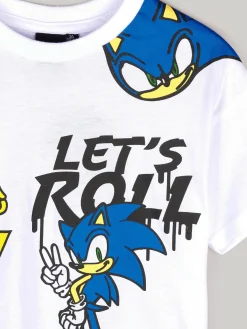 GATE T-shirt z bawełny Sonic|Dzieci Baby|Chłopcy·Ostatnie Sztuki - Chłopcy