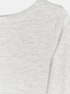 GATE T-shirt z dekoltem w łódkę| Koszulki I Topy·Koszulki