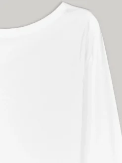 GATE T-shirt z dekoltem w łódkę| Koszulki I Topy·Koszulki