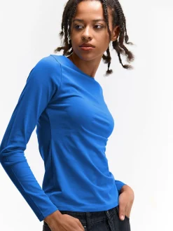 GATE T-shirt z dekoltem w łódkę| Koszulki I Topy·Koszulki