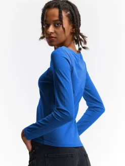 GATE T-shirt z dekoltem w łódkę| Koszulki I Topy·Koszulki