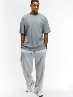 GATE T-shirt z grubej bawełny z haftem| Koszulki·Koszulki ☀️|Koszulki·Koszulki Z Nadrukiem