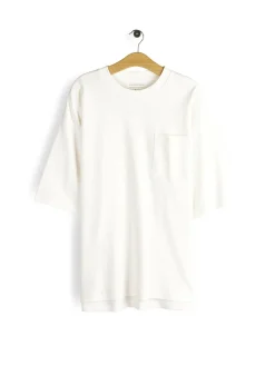 GATE T-shirt z grubej bawełny z kieszenią| Koszulki·Koszulki ☀️|Koszulki·Basic Koszulki I Podkoszulki