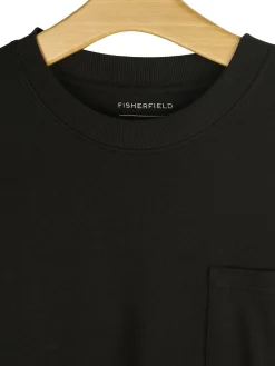 GATE T-shirt z grubej bawełny z kieszenią| Koszulki·Koszulki ☀️|Koszulki·Basic Koszulki I Podkoszulki