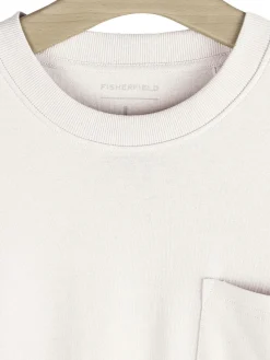 GATE T-shirt z grubej bawełny z kieszenią| Koszulki·Koszulki ☀️|Koszulki·Basic Koszulki I Podkoszulki