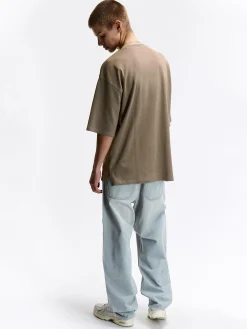 GATE T-shirt z grubej bawełny z kieszenią| Koszulki·Koszulki ☀️|Koszulki·Basic Koszulki I Podkoszulki