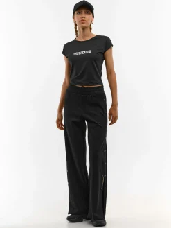 GATE T-shirt z holograficznym nadrukiem| Koszulki I Topy·Koszulki|Koszulki I Topy·Koszulki Z Nadrukiem