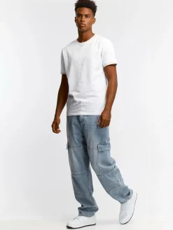 GATE T-shirt ze szczegółowym obszyciem| Koszulki·Koszulki ☀️|Koszulki·Basic Koszulki I Podkoszulki