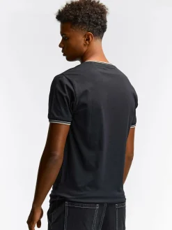 GATE T-shirt ze szczegółowym obszyciem| Koszulki·Koszulki ☀️|Koszulki·Basic Koszulki I Podkoszulki