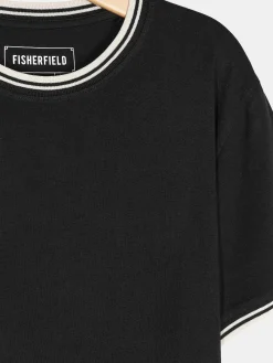 GATE T-shirt ze szczegółowym obszyciem| Koszulki·Koszulki ☀️|Koszulki·Basic Koszulki I Podkoszulki