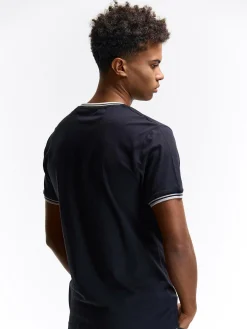 GATE T-shirt ze szczegółowym obszyciem| Koszulki·Koszulki ☀️|Koszulki·Basic Koszulki I Podkoszulki