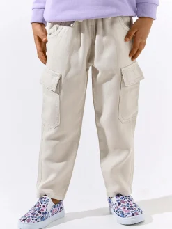 GATE Twillowe jeansy z bocznymi kieszeniami|Dzieci Dziewczynki·Spodnie I Legginsy