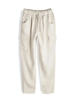 GATE Twillowe jeansy z bocznymi kieszeniami|Dzieci Dziewczynki·Spodnie I Legginsy