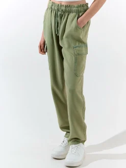 GATE Twillowe jeansy z bocznymi kieszeniami|Dzieci Dziewczynki·Spodnie I Legginsy