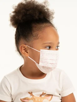 GATE 3-warstwowa jednorazowa maseczka na twarz z nadrukiem dla dzieci (5 sztuk / od 2lat-7tat)|Dzieci Akcesoria|Dziewczynki·Akcesoria