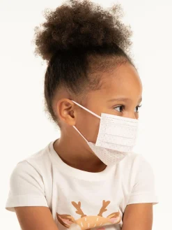 GATE 3-warstwowa jednorazowa maseczka na twarz z nadrukiem dla dzieci (5 sztuk / od 2lat-7tat)|Dzieci Akcesoria|Dziewczynki·Akcesoria