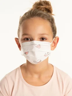 GATE 3-warstwowa jednorazowa maseczka na twarz z nadrukiem dla dzieci (5 sztuk / 8lat-12lat)|Dzieci Akcesoria|Dziewczynki·Akcesoria
