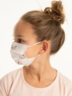 GATE 3-warstwowa jednorazowa maseczka na twarz z nadrukiem dla dzieci (5 sztuk / 8lat-12lat)|Dzieci Akcesoria|Dziewczynki·Akcesoria