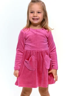 GATE Welurowa sukienka|Dzieci Dziewczynki·Sukienki