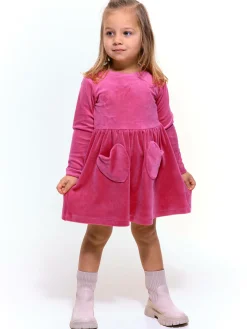 GATE Welurowa sukienka|Dzieci Dziewczynki·Sukienki