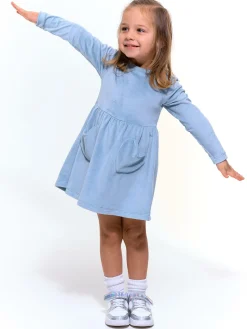 GATE Welurowa sukienka|Dzieci Dziewczynki·Sukienki