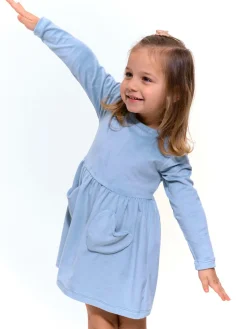 GATE Welurowa sukienka|Dzieci Dziewczynki·Sukienki