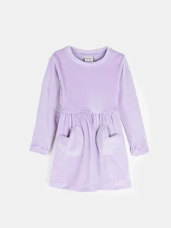 GATE Welurowa sukienka|Dzieci Dziewczynki·Sukienki