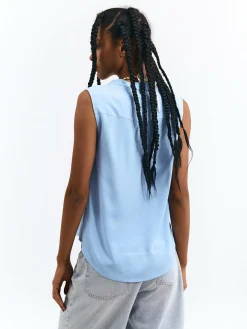 GATE Wiskozowa bluzka bez rękawów| Koszulki I Topy·Topy|Koszulki I Topy·Bluzki