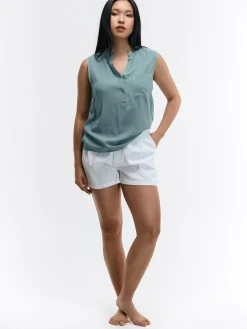 GATE Wiskozowa bluzka bez rękawów| Koszulki I Topy·Topy|Koszulki I Topy·Bluzki