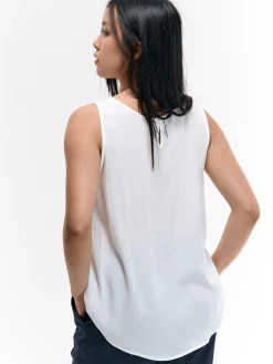 GATE Wiskozowa bluzka bez rękawów| Koszulki I Topy·Topy|Koszulki I Topy·Bluzki