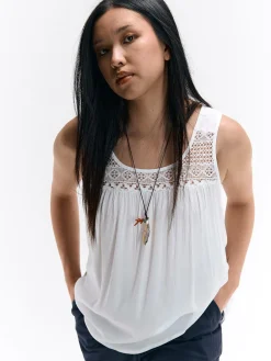 GATE Wiskozowa bluzka bez rękawów| Koszulki I Topy·Topy|Koszulki I Topy·Bluzki