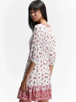 GATE Wiskozowa sukienka damska z nadrukiem| Kategorie·Sukienki