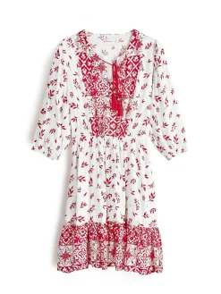 GATE Wiskozowa sukienka damska z nadrukiem| Kategorie·Sukienki