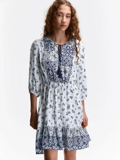 GATE Wiskozowa sukienka damska z nadrukiem| Kategorie·Sukienki