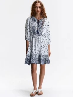 GATE Wiskozowa sukienka damska z nadrukiem| Kategorie·Sukienki