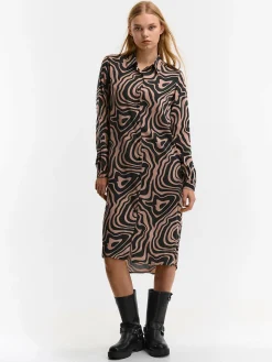 GATE Wiskozowa sukienka damska z nadrukiem| Kategorie·Sukienki
