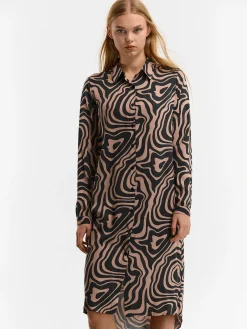 GATE Wiskozowa sukienka damska z nadrukiem| Kategorie·Sukienki