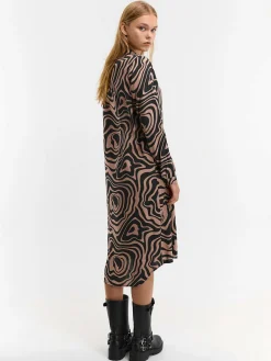 GATE Wiskozowa sukienka damska z nadrukiem| Kategorie·Sukienki